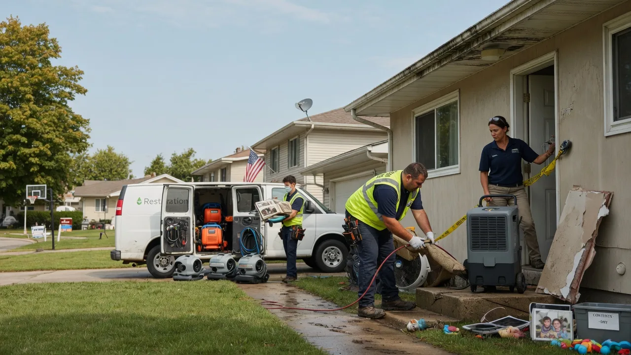 Water Damage Restoration in Elliott, IL near me